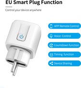 FoJo Smartplug - Smartplug - EU stekker - Google Home - Alexa - WiFi - Schakelaar