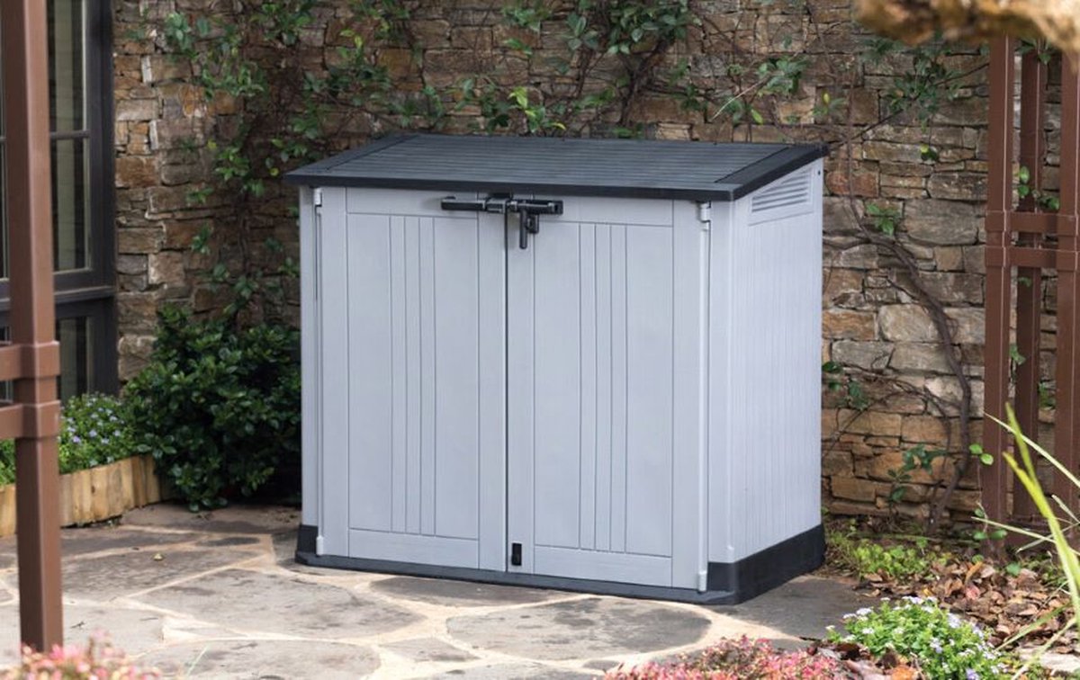 Keter Store It Out Nova Coffre de rangement - 880L - 132x71,5x113,5cm - Gris