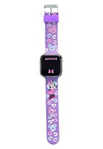 Accutime - LED Watch Minnie Mouse - Kinderhorloge Met LED Display Voor Datum en Tijd - Paars