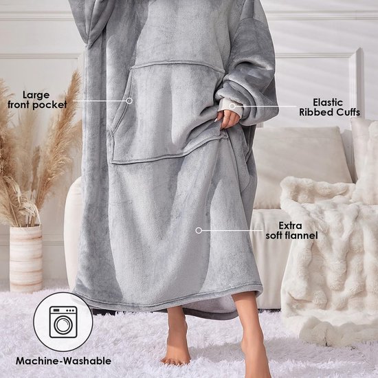 Hoodie Blanket for Women,Oversized Hoodie Sweatshirt