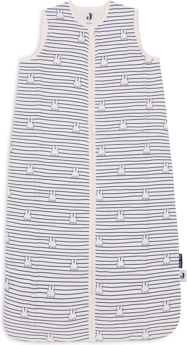 Jollein x Nijntje Baby Zomer Slaapzak Hydrofiel - 70cm - Miffy Stripe - Navy