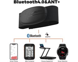 COOSPO H 6M Borst Hartslag Monitor Riem Bluetooth 4.0 ANT + HRM Sensor Waterdicht Voor Garmin Wahoo Bike Computer