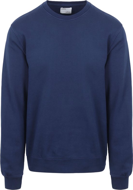 Colorful Standard - Sweater Organic Blauw - Heren - Maat XXL - Regular-fit