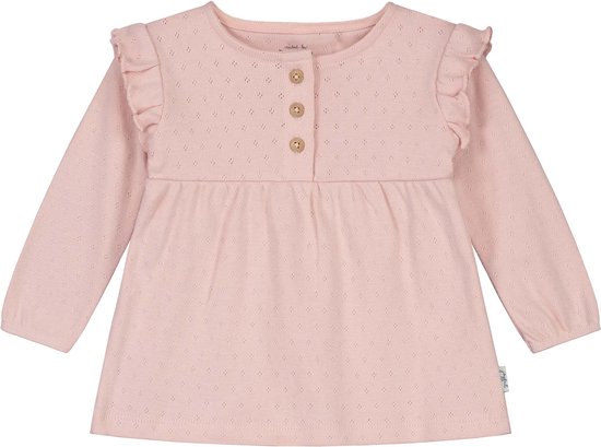 Prénatal newborn jurk ajour - Meisjes - Powder Pink - Maat 62
