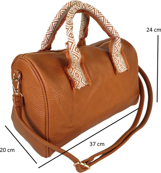 Qischa - Sac à main, shopper, sac de sport - camel