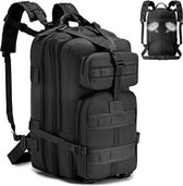 Militaire rugzak - Leger rugzak - Tactical backpack - Leger backpack - Leger tas - 50 x 30 x 28 cm - Zwart