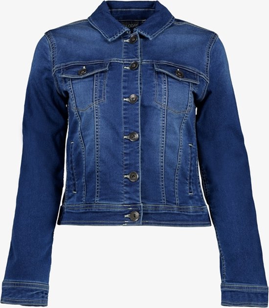 Veste en jean pour femme TwoDay bleu foncé - Taille 3XL