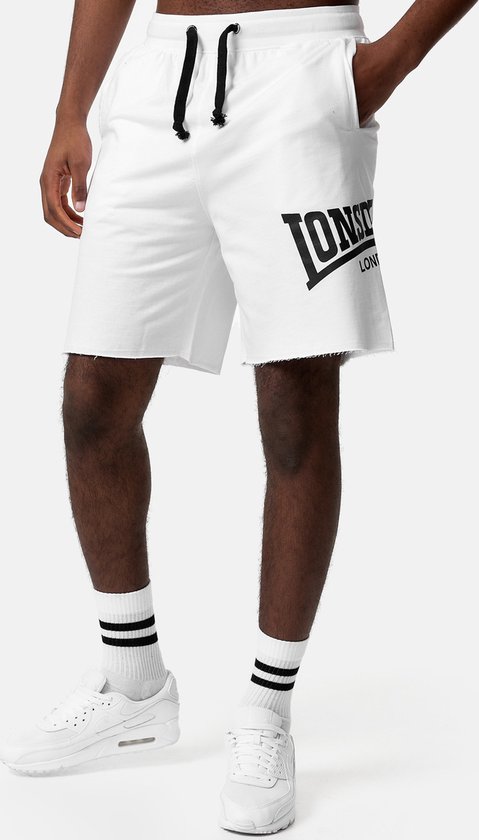 Lonsdale Shorts Polbathic Shorts normale Passform White/Black-XXL