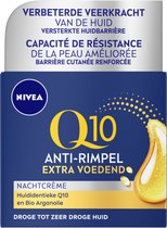 NIVEA Q10 – Nachtcrème - Extra voedend – Droge huid – Anti-rimpel – Creatine – 50 ml - Moederdag Cadeautje