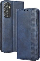 Geschikt voor Samsung Galaxy A35 5G - Book Case - Magnetische Flip hoesje - Blauw