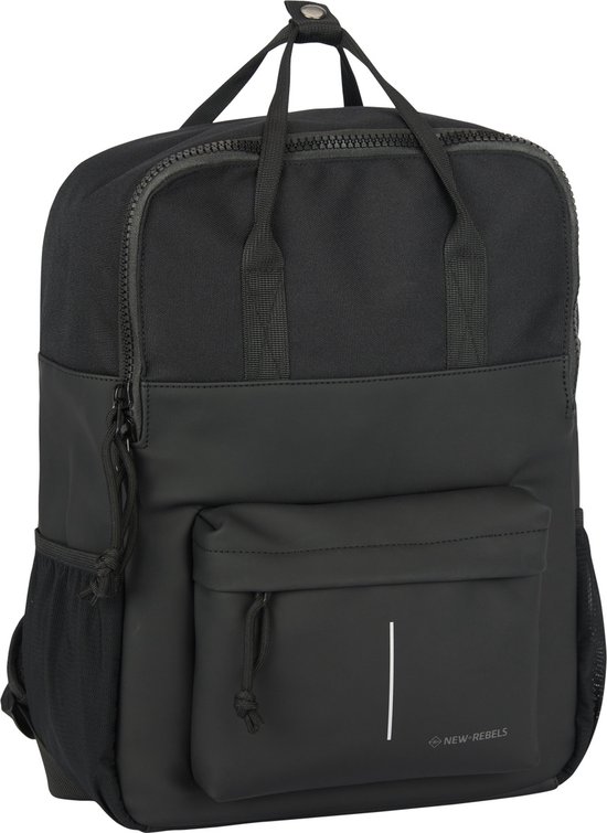 New Rebels Bruce Chicago Zwart 17L Rugzak Waterafstotend Laptop 14