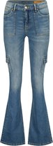 Raizzed Sunrise Cargo Dames Jeans - Mid Blue Stone - Maat 32/34
