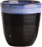 Mug Rétro 180ml Zwart- Blauw