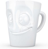 PRODUITS / mug "Lecker" (porcelaine, 350 ml, blanc, Made in Germany)