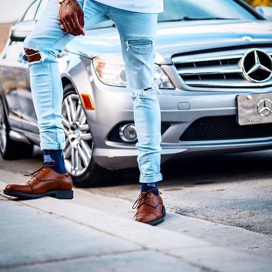 Chaussures pour les équipages Sénateur | Marron | Taille 41 | Chaussures formelles résistantes à l'eau avec une adhérence accrue