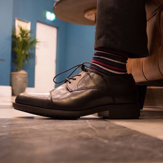 Chaussures pour les équipages Sénateur | Noir | Taille 43 | Chaussures formelles résistantes à l'eau avec une adhérence accrue