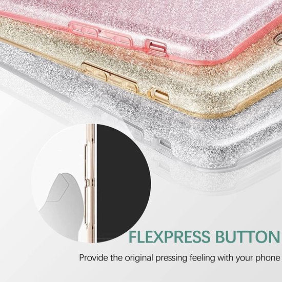 Casemania Coque pour Samsung Galaxy A15 - Argent - 2X Protecteur d'écran en Verres - Coque Arrière Glitter