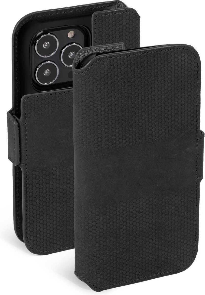 Krusell Leather Phone Wallet Apple iPhone 13 Pro - black