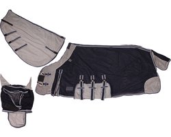 Qhp Vliegendeken Qhp Met Hals En Masker Donkerblauw