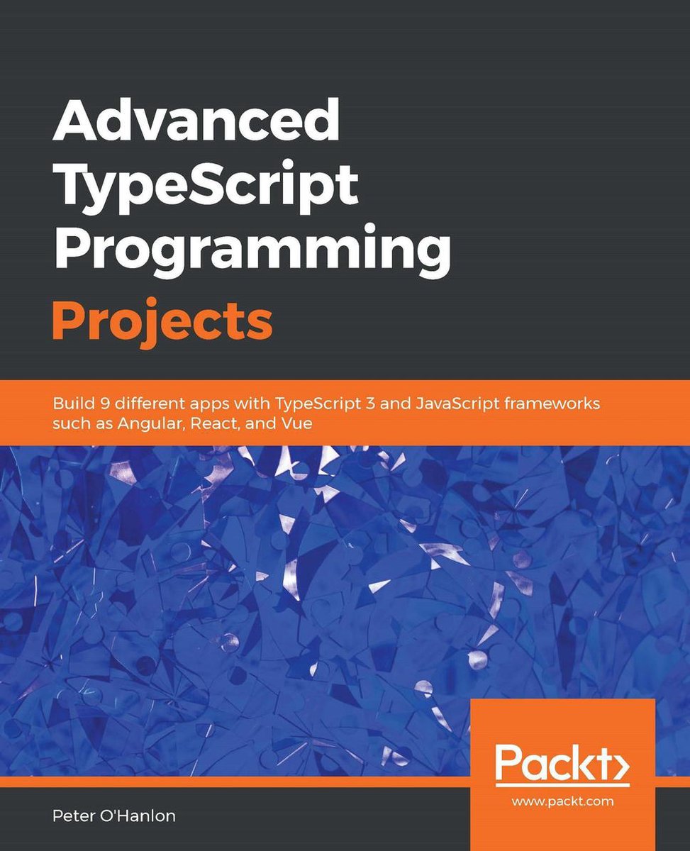 Omslag van Advanced TypeScript Programming Projects