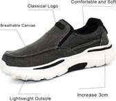 Heren Schoenen Comfortabele Canvas Schoenen Ademende Loafers Voor Mannen Slip Op Lopen Sneakers
