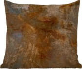Sierkussen extérieur - Rouille - Or - Bronze - 60x60 cm - Résistant aux intempéries