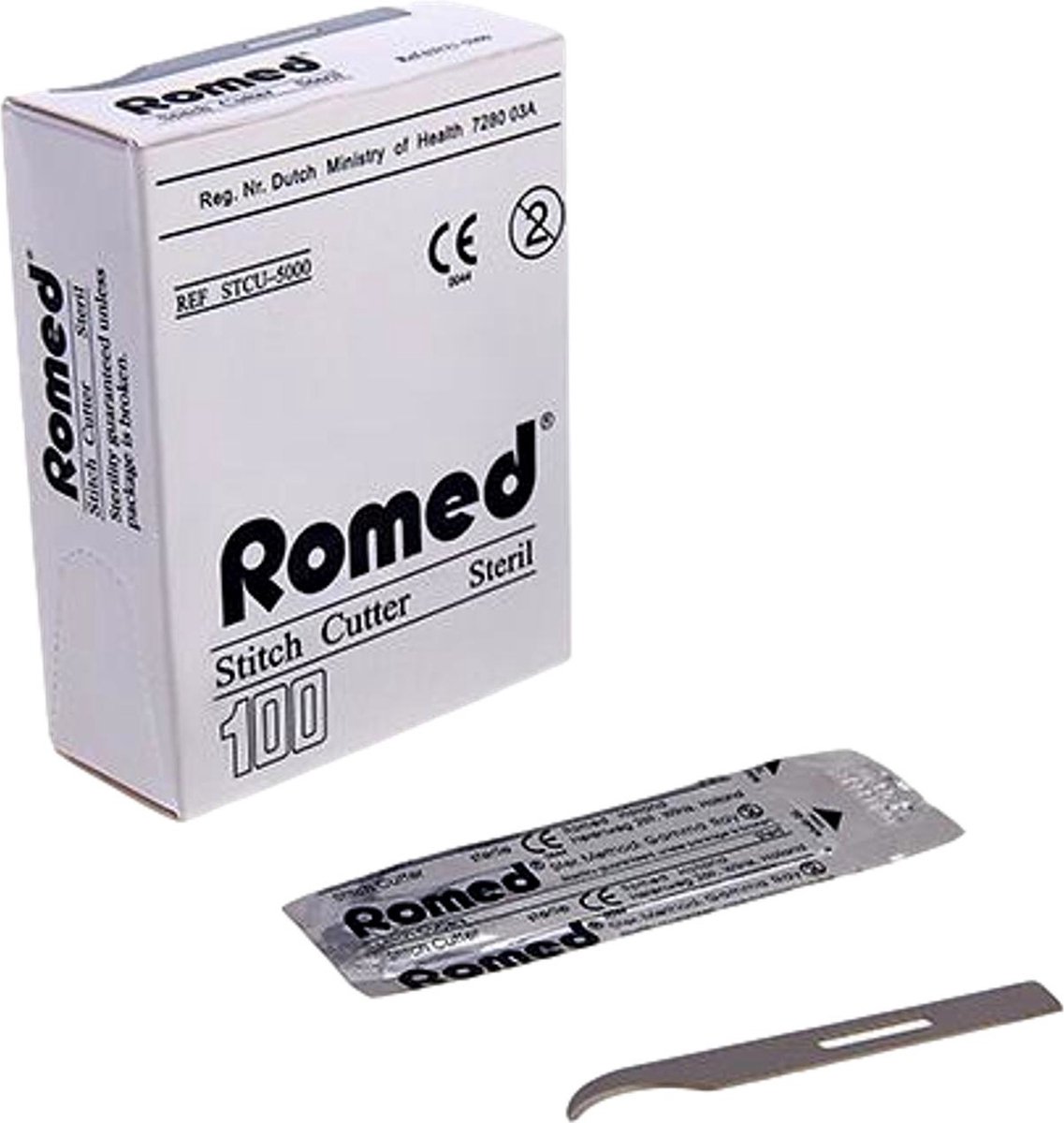 Goedkoopste Romed stitch cutter steriel 100 stuks Romed