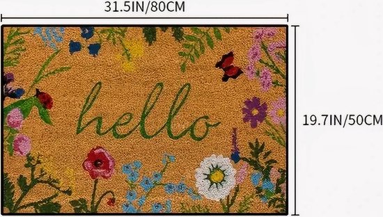 FCSDETAIL Schoonloopmat, wasbaar, 80 x 120 cm, deurmat voor binnen, absorberende vloermat, antislip, schoonloopmat, waterdicht, tapijt voor hond, entree, natte poten