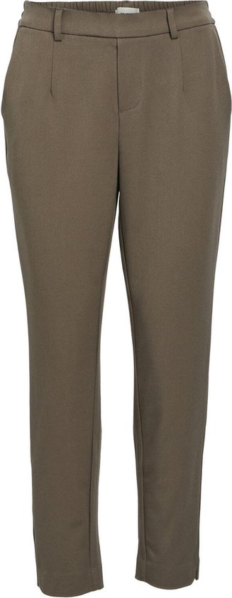 Object Objlisa Slim Pant Broeken Dames - Taupe - Maat 42