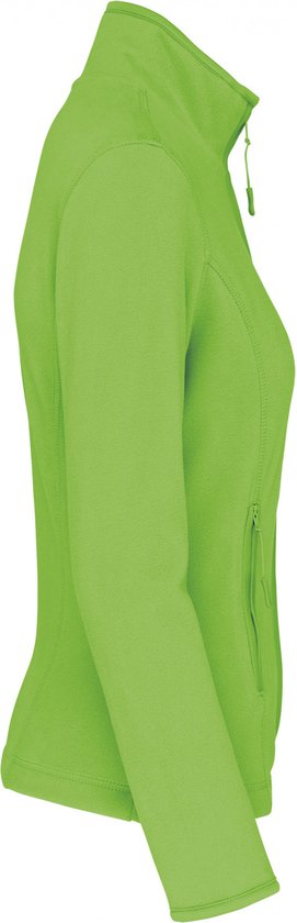 Jas Dames XS Kariban Lange mouw Lime 100% Polyester