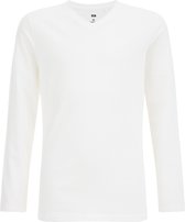 WE Fashion Jongens basic T-shirt met V-hals