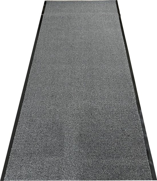 ANRO Voetmat vuilvangmat tapijt loper schoonloopmat indoor outdoor gang ingang poet bruin 100x240cm