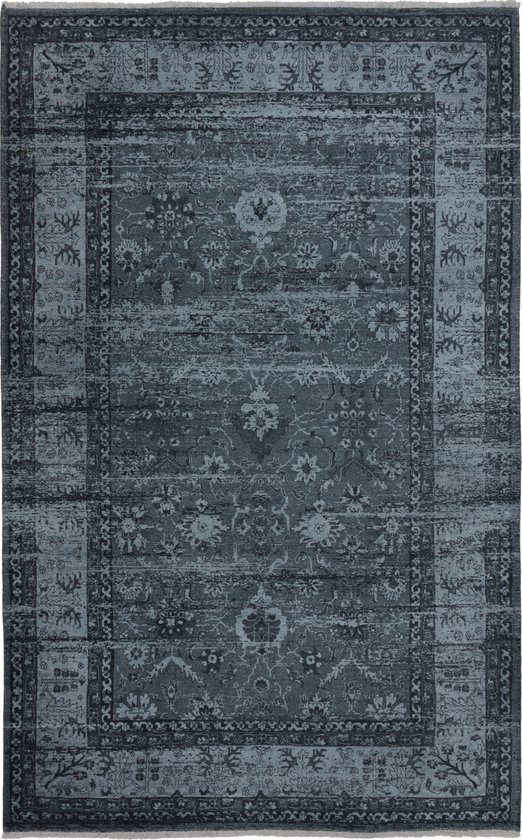 Kelim Vintage Tapijt Woonkamer - Bordeaux - 80cm x 150cm - Modern