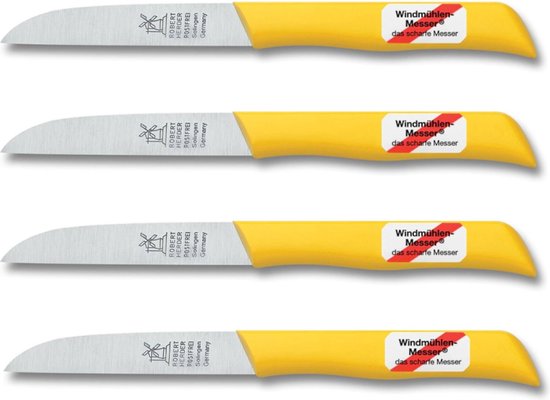 Eikaso Solingen Koksmessenset - Keukenmes - Santokumes - Broodmes - 6 Delig - RVS Lemmet - Ergo
