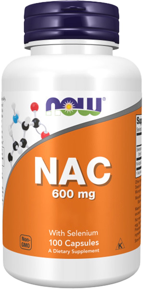 Now Foods - N-Acetyl Cysteine (NAC) - 100 Vegicaps - Now Foods