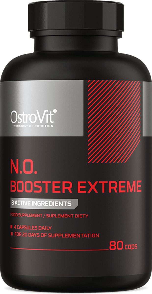 Goedkoopste Supplementen - OstroVit N.O. Booster Extreme 80 capsules - 80 Capsules
