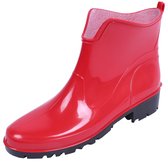 Bottes courtes en caoutchouc LEMIGO rouges