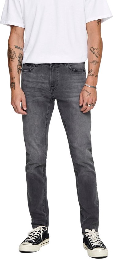 Only & Sons Jeans Onswarp Life Grey Dcc 2051 Noos 22012051 Grey Denim Mannen Maat - W28 X L32