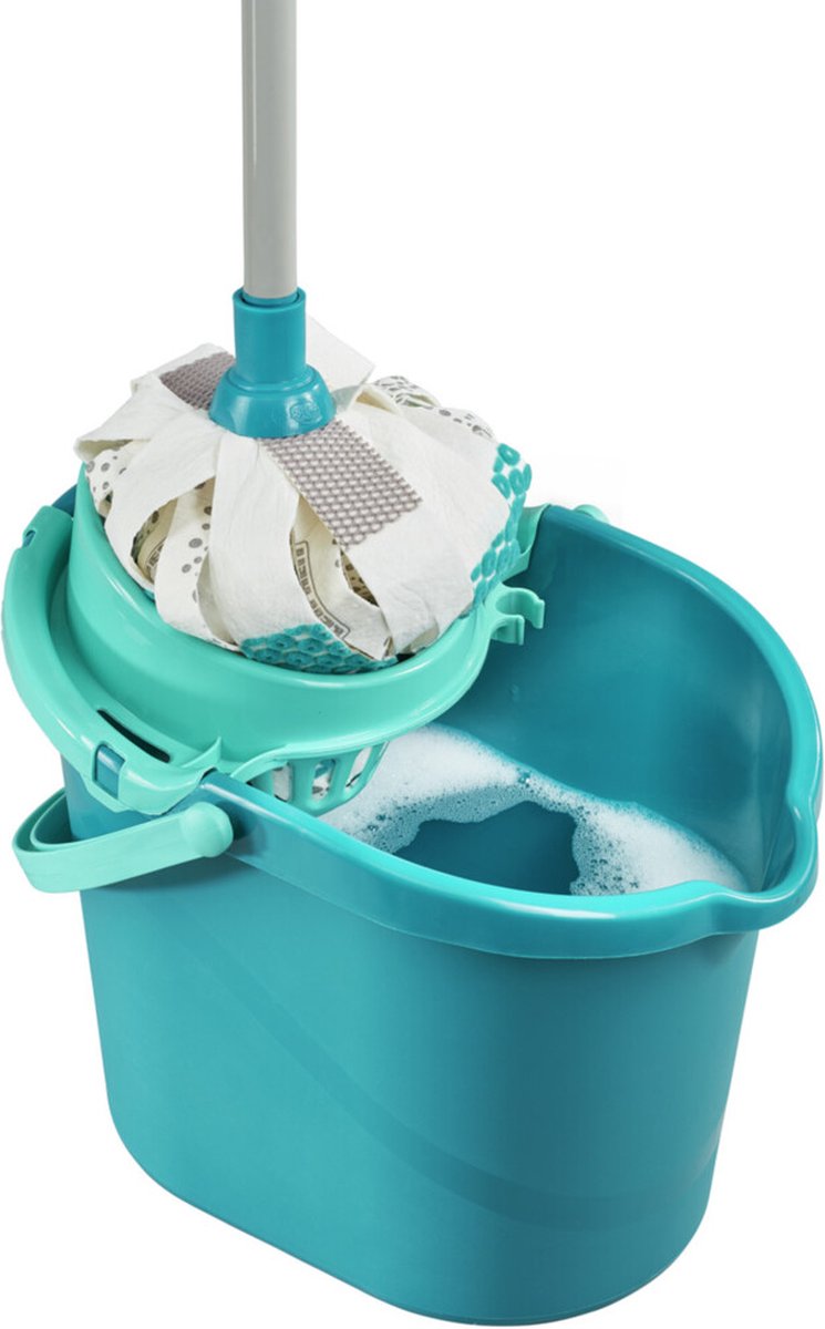 Goedkoopste Leifheit Power Mop 3in1 - Compleet Systeem - mop - emmer met pers