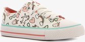 Canvas kinder sneakers met unicorn print - Wit - Maat 29