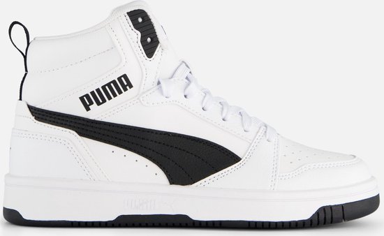 PUMA Puma Rebound V6 Mid Jr FALSE Sneakers - Puma White-Puma Black - Maat 39