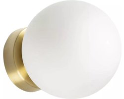 TooLight Elegante gouden wandlamp - 1 lichtpunt - glas en metaal - compact design
