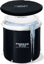 Freeze Pod IJsbad - Portable Ice Bath - Opblaasbaar bad - Zitbad Dompelbad - IJs Zit Dompel Bad - Inklapbaar en met Hoes - Zwart