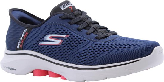 Skechers Go Walk 7 - Free Hand 2 Sneakers Laag - blauw - Maat 48.5
