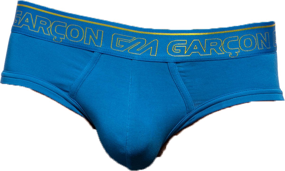 Garçon Brief Blue - MAAT XL - Heren Ondergoed - Slip voor Man - Mannen Slip