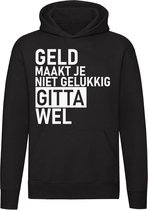 Geld maakt je niet gelukkig maar Gitta wel Dames T-shirt - geld - humor - grappig - relatie - liefde - money