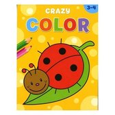 Crazy color - livre de coloriage - 3-4 ans
