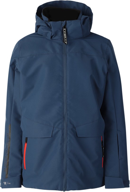 Brunotti Barony Jongens Ski Jas - Blauw - 128