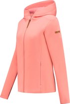 MGO Lotta - Sweat zippé Femme - Coral - Taille XL