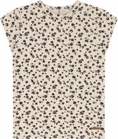 Prénatal peuter T-shirt - Meisjes - Light Brown Melange - Maat 116